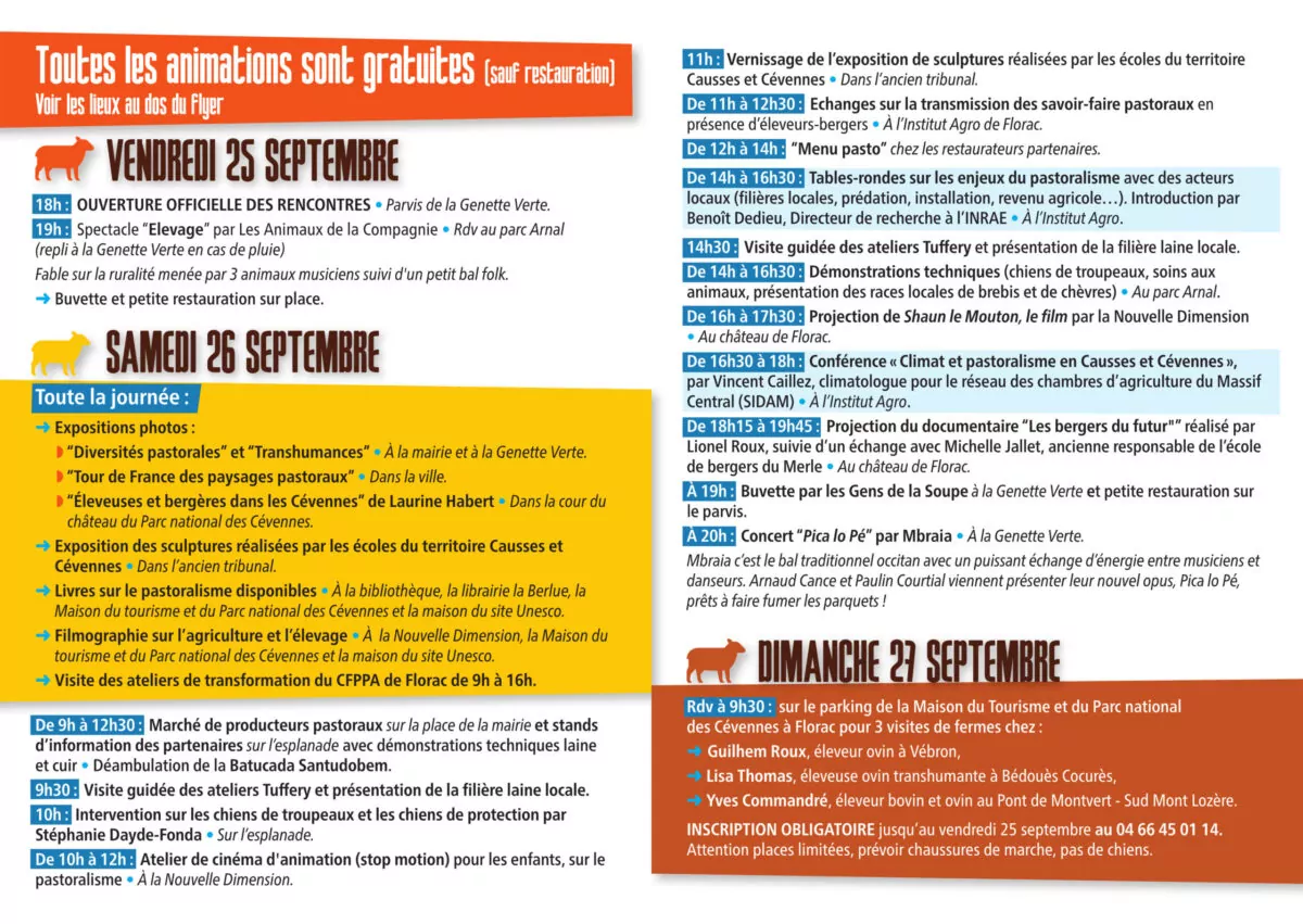 LES RENCONTRES DU PASTORALISME EN CAUSSES ET CÉVENNES